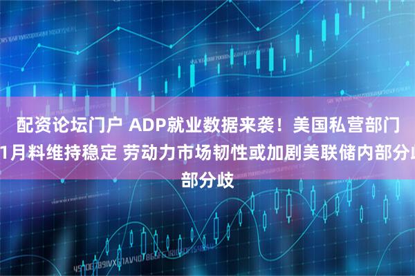 配资论坛门户 ADP就业数据来袭！美国私营部门11月料维持稳定 劳动力市场韧性或加剧美联储内部分歧